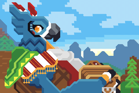 Side portrait of Kass, looking back at the player.